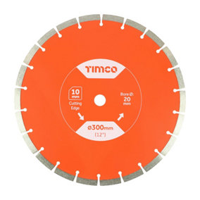TIMCO General Purpose Diamond Blade Segmented  - 300 x 20.0