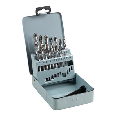 Timco - Ground Jobber Drills Set - HSS (Size 19pcs - 19 Pieces)