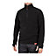 Timco - Half Zip Overhead Fleece -Black (Size Large - 1 Each)
