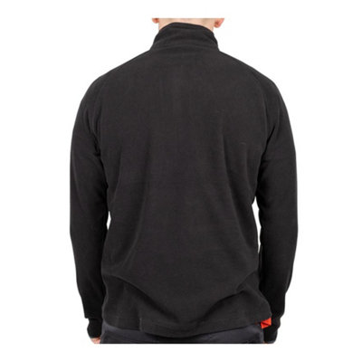 Timco - Half Zip Overhead Fleece -Black (Size Large - 1 Each)