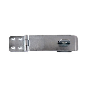 TIMCO Hasp & Staple Safety Pattern Silver - 4.5"