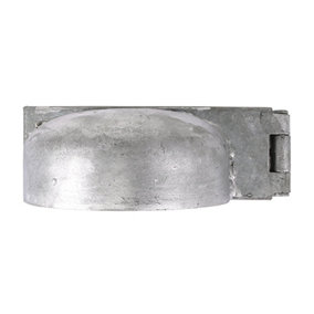 TIMCO Heavy Duty Padlock Protection Bar Right Hot Dipped Galvanised - 7.5"