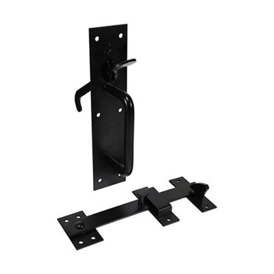 TIMCO Heavy Duty Suffolk Latch Black - 219 x 50mm Price Comparisons | Compare The Build