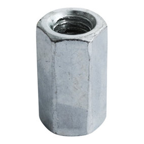 TIMCO Hex Connector Nuts DIN6334 Silver - M10