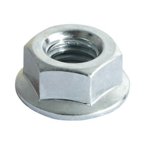 TIMCO Hex Serrated Flange Nuts DIN6923 Silver - M10