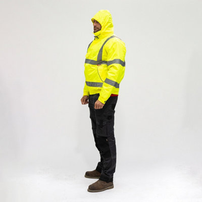 Timco - Hi-Visibility Bomber Jacket - Yellow (Size Small - 1 Each)