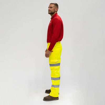 Timco - Hi-Visibility Executive Trousers - Yellow (Size XX Large - 1 Each)
