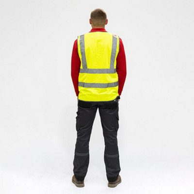 Timco - Hi-Visibility Executive Vest - Yellow (Size X Large - 1 Each)