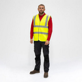 Timco - Hi-Visibility Vest - Yellow (Size Large - 1 Each)
