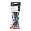 Timco - Hinged screw covers - Large - Dark Grey (Size To fit 5.0 to 6.0 Screw - 50 Pieces)