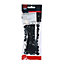 Timco - Hinged screw covers - Small - Black (Size To fit 3.0 to 4.5 Screw - 100 Pieces)