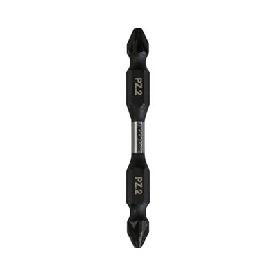 Timco - Impact Driver Bits - PZ - Double Ended (Size No.2 x 65 - 2 Pieces)