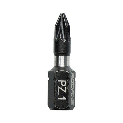 Timco - Impact Driver Bits - PZ (Size No.1 x 25 - 10 Pieces)