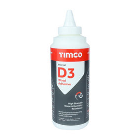 Timco - Internal D3 Wood Adhesive (Size 500ml - 1 Each)