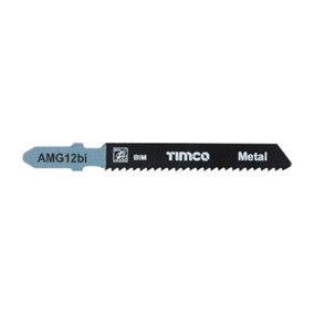 TIMCO Jigsaw Blades Metal Cutting Bi-Metal Blades - T118BF