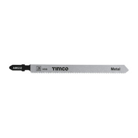 TIMCO Jigsaw Blades Metal Cutting HSS Blades - T318B