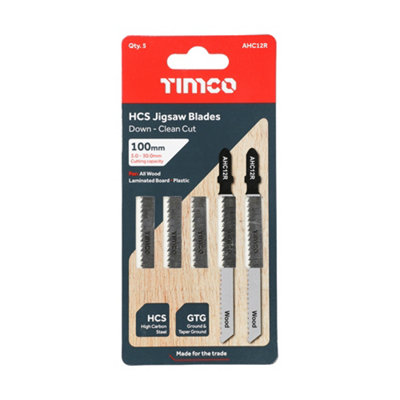 TIMCO Jigsaw Blades Wood Cutting HCS Blades - T101BR (5pcs)