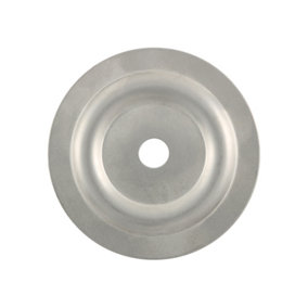 Timco - Large Metal Insulation Discs - Galvanised (Size 70mm - 100 Pieces)