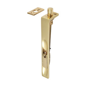 Timco - Lever Action Flush Bolt - Polished Brass (Size 150 x 19mm - 1 Each)
