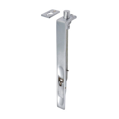 Timco - Lever Action Flush Bolt - Satin Chrome (Size 200 x 19mm - 1 Each)