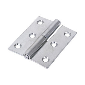 TIMCO Lift Off Hinges (457) Right Hand Steel Silver - 75 x 62 (2pcs)