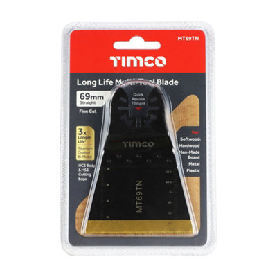 TIMCO Longlife MTool Blade Straight - 69mm