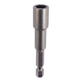 Timco - Magnetic Socket Driver Bit - Hex (Size 1/4 x 65 - 1 Each)