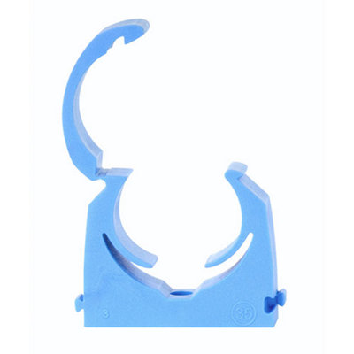 Timco - MDPE Pipe Clips - Hinged - Single (Size 25mm - 10 Pieces) Price Comparisons | Compare The Build