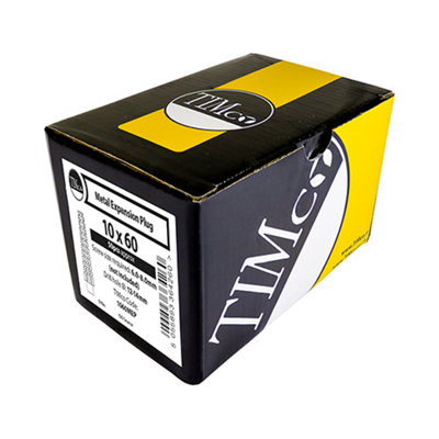 Timco - Metal Expansion Plugs - Yellow (Size 8.0 x 60 - 50 Pieces)