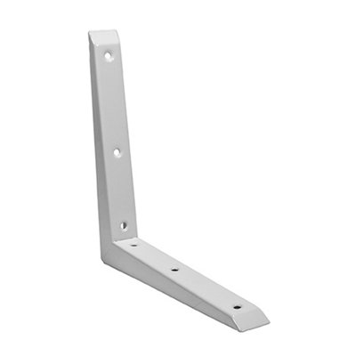 Timco - Mitred Shelf Bracket - White (Size 250 x 250mm - 1 Each)