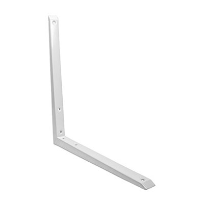 Timco - Mitred Shelf Bracket - White (Size 350 x 350mm - 1 Each)