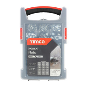 Timco - Mixed Nuts Grab Pack - Zinc (Size 980pcs - 980 Pieces)