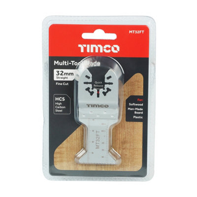 TIMCO Multi-Tool Fine Cut Blade For Wood Carbon Steel - 32mm