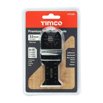 TIMCO Multi-Tool Fine Cut Blade For Wood/Metal Bi-Metal - 32mm