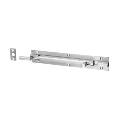 TIMCO Necked Barrel Bolt Satin Chrome - 150 x 25mm