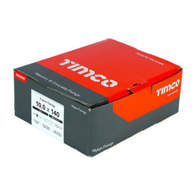 TIMCO Nylon Frame Fixings - 10.0 x 140