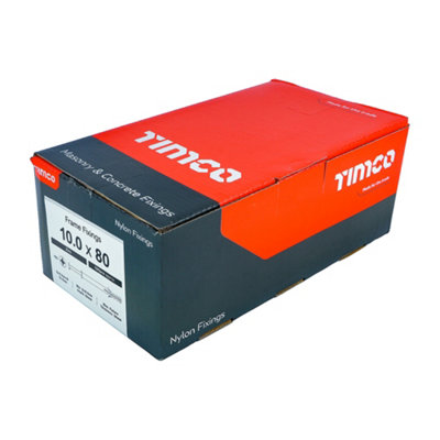 TIMCO Nylon Frame Fixings - 10.0 x 80