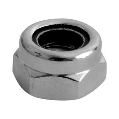 TIMCO Nylon Insert Nuts Type T DIN985 A2 Stainless Steel M8 DIY at B&Q