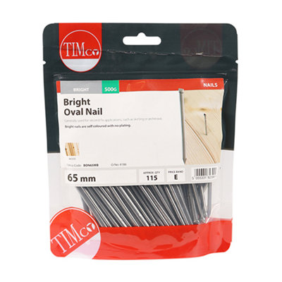 TIMCO Oval Nails Bright - 65mm