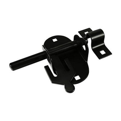 Timco - Oval Padbolt - Black (Size 4" - 1 Each)