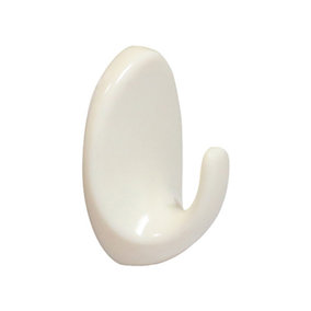 Timco - Oval Self-Adhesive Hooks - Large (Size 57 x 42.5 - 3 Pieces)