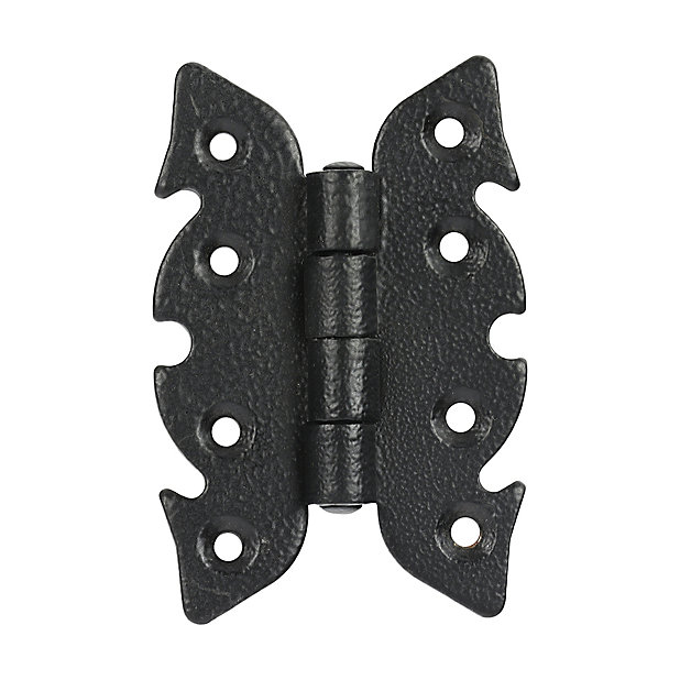 Timco - Pair of Butterfly Hinges - Antique Black (Size 70 x 46 - 2