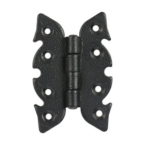 Timco - Pair of Butterfly Hinges - Antique Black (Size 70 x 46 - 2 Pieces)