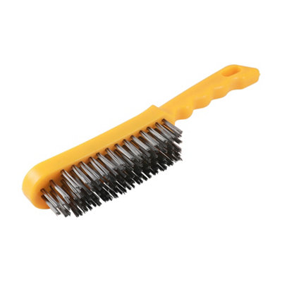 TIMCO Plastic Handle Wire Brush - 6 Rows