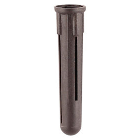 Timco - Plastic Plugs - Brown (Size 36mm - 100 Pieces)