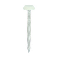 Timco - Polymer Headed Nails - A4 Stainless Steel - Chartwell Green (Size 50mm - 100 Pieces)