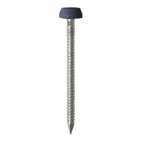 Timco - Polymer Headed Pins - A4 Stainless Steel - Anthracite Grey (Size 30mm - 250 Pieces)