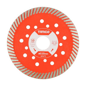 TIMCO Premium Diamond Blade Continuous - 115 x 22.2