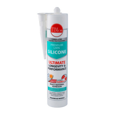 Timco - Premium LMN Silicone - White (Size 300ml - 1 Each)