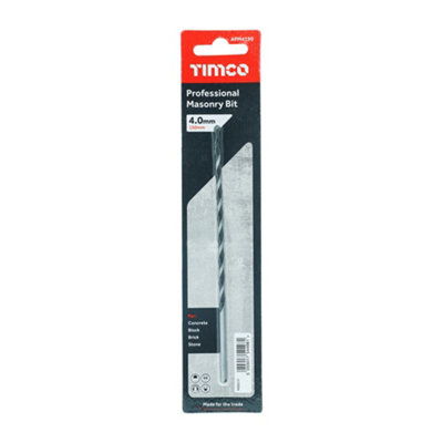 Timco - Professional Masonry Bit (Size 4.0 x 150 - 1 Each)